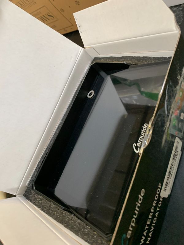 Photo 1 of Carpuride W702 for Motorcycle, 7 inch Waterproof Touchscreen, Portable Carplay/Android Auto GPS Navigation for Motorbike, Support Dual Bluetooth, Car GPS, Siri, G00gle Assistant, TF-64G