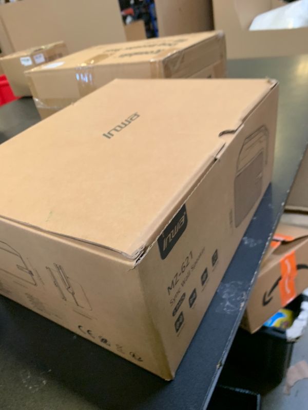 Photo 1 of Inwa Outdoor Bluetooth Speakers, IPX5 Waterproof 400W Wall Mount Speaker, Powerful Indoor/Outdoor Sound System, Wireless Sync Up to 100 Speakers, Suitable for Patio/Porch/Gazebo/Garage(MZ-621, Pair)