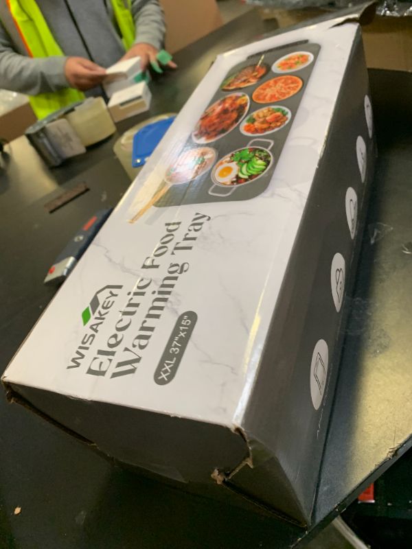 Photo 1 of ?????? Warming Mat for Food XXL 37”x15” Food Warming Mat 10s Fast Heating Pad with APP Control Electric Warming Tray for Parties Buffet 99h Timer Portable Countertop Food Warmer Christmas Gift