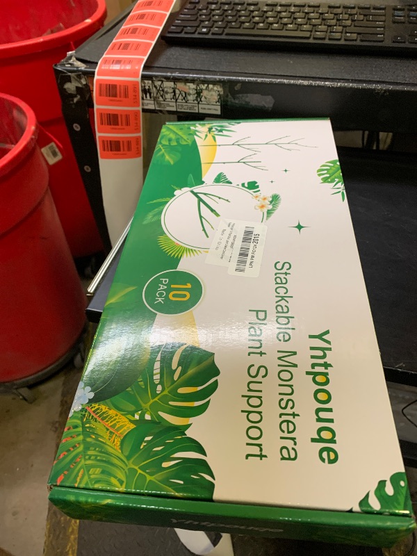 Photo 1 of 10 Pack Stackable Monstera Plant Support, Garden Stakes for Climing Plants Stem Support, Durable Plant Accessories for Indoor Outdoor Potted Plants, Pothos, Vine, Flower Use