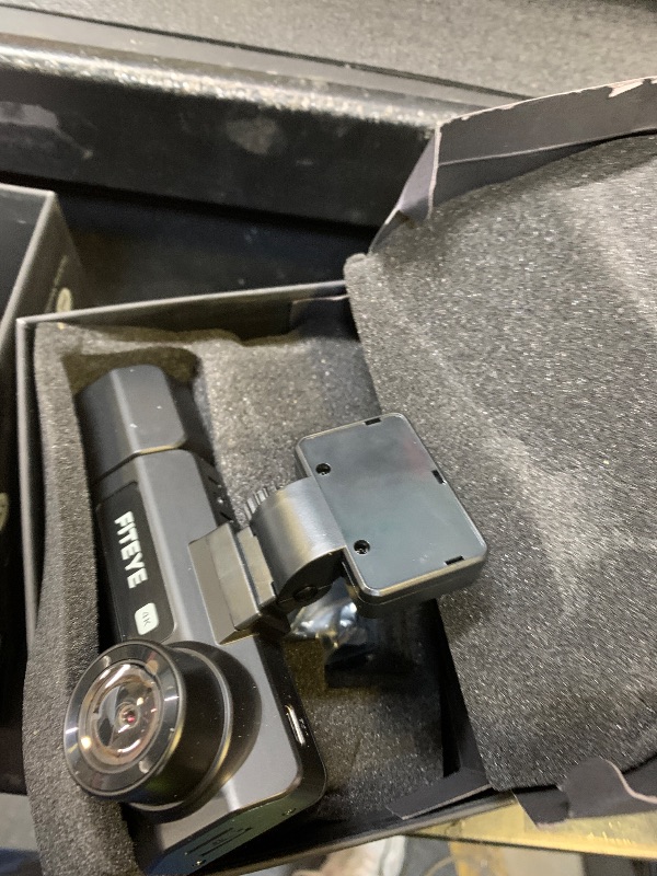 Photo 1 of 4K Dash Cam Front and Rear, 3 Channel Dash Camera with IMX335 Night Vision, WiFi GPS, Voice Control, 2K+1080P+1080P Dash Camera for Cars (64GB Card Included) Black