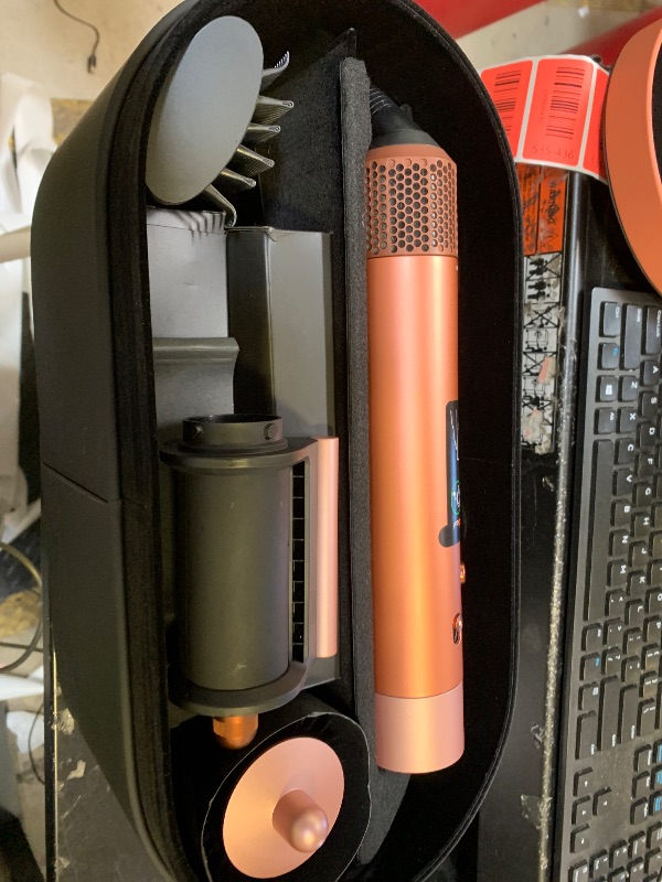 Photo 1 of Dyson Airwrap i.d. Multi-Styler, Allure Winner, Bluetooth Connected, No Heat Damage, 6-in-1 Versatility, Intelligent Hair Styler