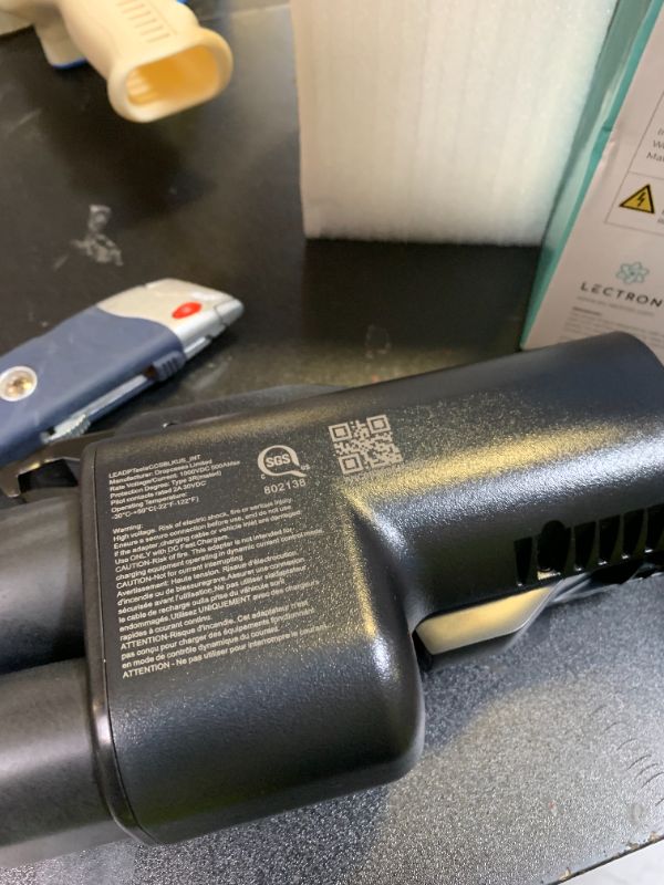 Photo 1 of Lectron NACS to CCS Electric Vehicle Adapter with Interlock - (500A/1,000V) - Compatible with Tesla Superchargers - CCS1 EV Fast Charging with Vortex Plus [Check Automaker for Compatibility] - UL 2252