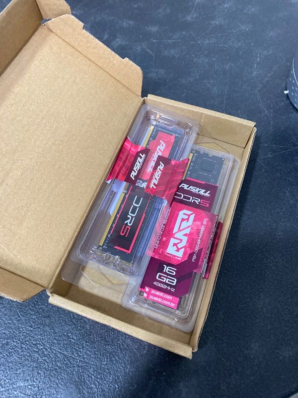 Photo 5 of PUSKILL DDR5 RAM 32GB Kit (2x16GB) 4800MHz CL38 Desktop Memory - Plug & Play for Intel & AMD Ryzen 7000