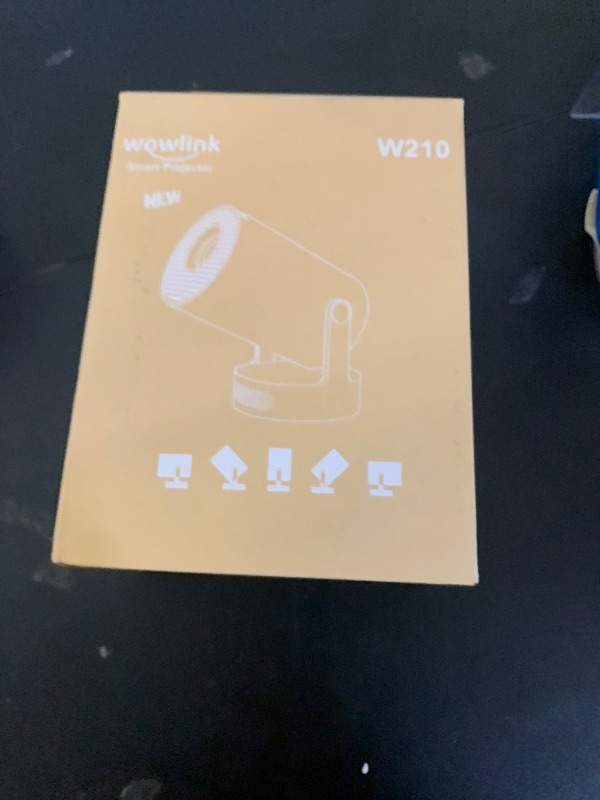 Photo 1 of [Built-in Apps & 2026 Upgraded] Mini Projector with WiFi 6 and Bluetooth 5.4 Support 4K 1080P Auto Keystone 180° Rotatable Projector Portable Compatibile with HDMI/TV Stick/Memory Stick/Laptop, White