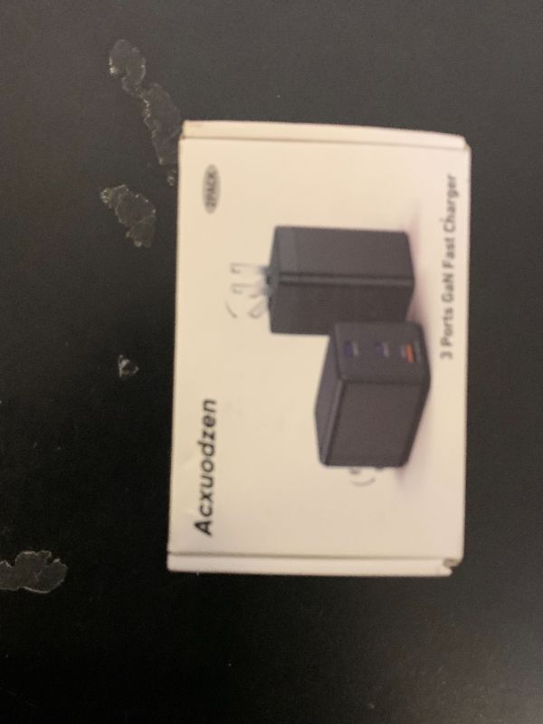 Photo 1 of [2 Pack] USB C Charger Block 160W, 3-Port GaN Super Fast Charger, Dual 65W Type C Charging Block, Foldable QC3.0 Laptop Fast Charging Adapter for MacBook, iPhone, Samsung, Galaxy, iPad, Android, Black