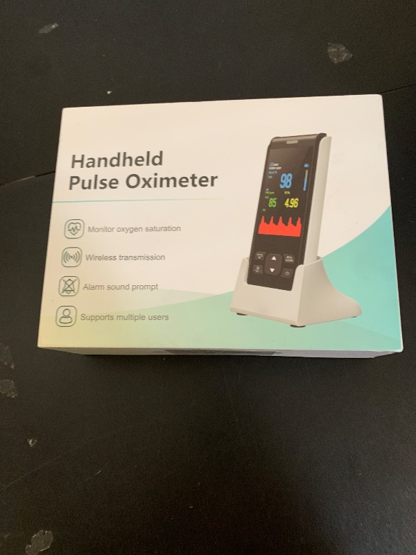 Photo 1 of Pulse Oximeter Fingertip Infant Pulse Oximeter Overnight for Kids Handheld Blood Oxygen Saturation Monitor for SpO2 and Pulse Rate Continuous Infant Monitoring Baby Oxygen Monitor & Adult Finger Spot