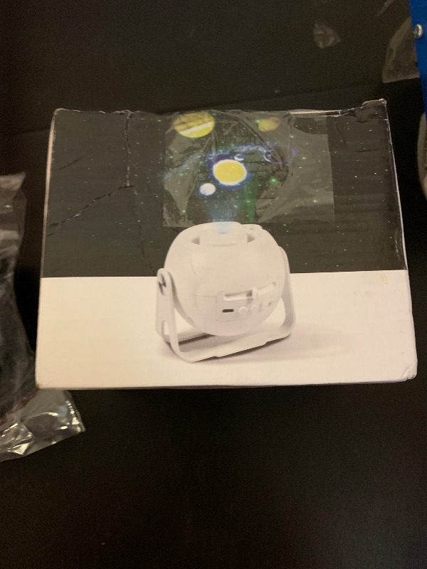 Photo 1 of Aurelema Bible Verses Projector Galaxy Projector Includes 12 Interchangeable Christian Discs Night Light Set Project Religious on Walls or Ceilings for Christian Valentine Gifts