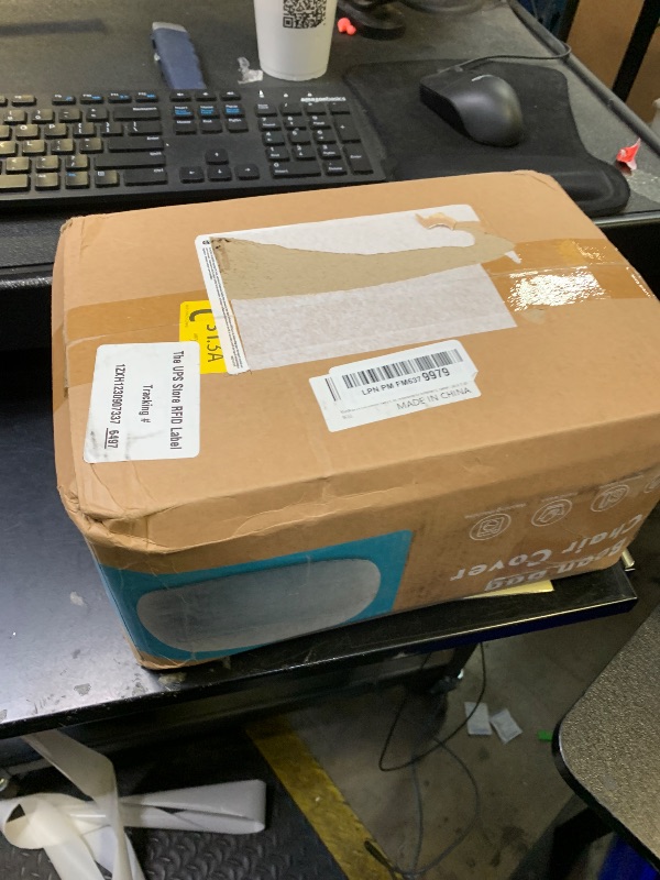 Photo 1 of YudouTech (No Filler Bean Bag Chair Cover Without Filler,Big Round Soft Fluffy PV Velvet Washable Bean Bag Lazy Sofa Bed Cover for Adults,Living Room Bedroom Furniture Outside,6ft Dark Grey