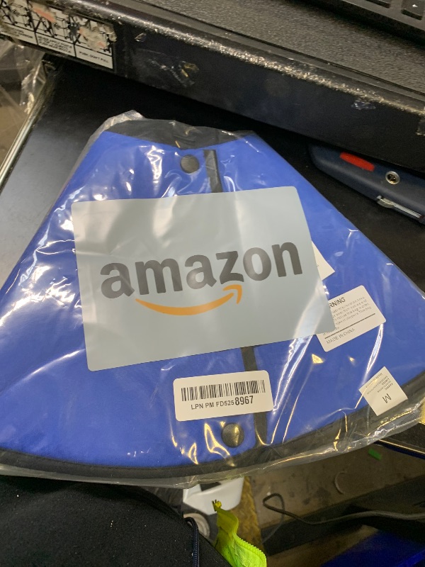 Photo 1 of Preferhouse Dog Recovery Collar Cone for Medium Dogs, Adjustable Dog Cone Alternative After Surgery for Dogs to Stop Licking, Breathable Soft Cone for Medium Large Dogs, Blue M