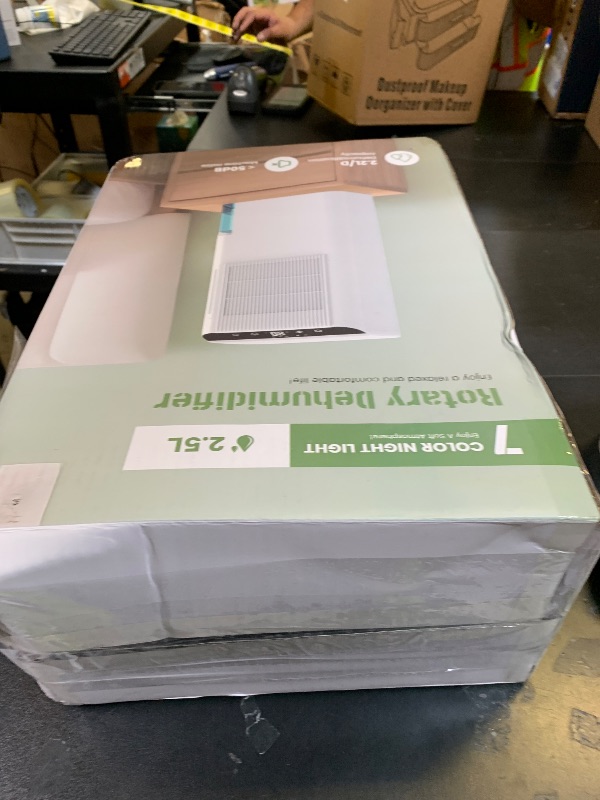 Photo 1 of Dehumidifiers for Home, 2000 Sq.Ft Small Dehumidifier with 3.3ft Drain Hose, 2.5L Tank, Timer Sleep Mode, Portable Dehumidifier for Basement, Bedroom, Bathroom (Pure White)