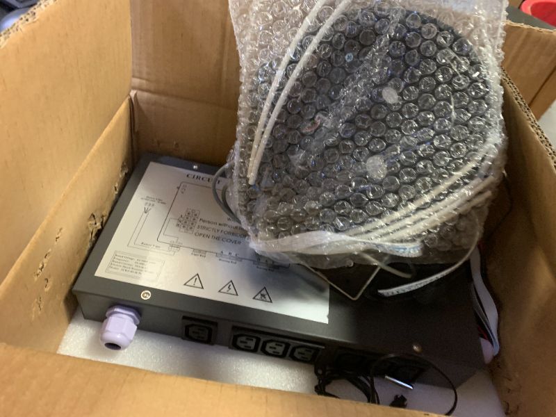 Photo 1 of iDOTODO Infrared Sauna Electrical Control Box and Infrared Sauna LCD Control Panel with a Temperature Control Probe, 220V