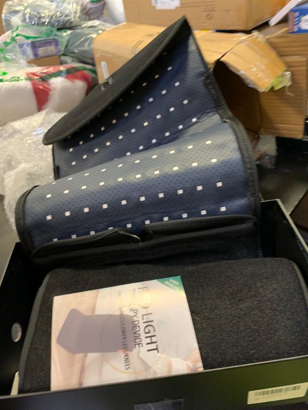 Photo 1 of Red Light Therapy Feet Legs,2026 Upgraded 4 Modes for Legs Ankle,Infrared Light Therapy Consisting of 420 Dual Wavelength LED,Adjustable Power and Time Controller,13 * 11 * 18IN