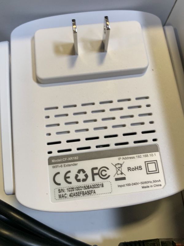 Photo 1 of 2026 WiFi Extender Signal Booster, 10X Faster WiFi 6 Extender, 18899 sq.ft. Internet Repeater for Home, Dual-Band Network Extender, Wireless Router Signal Amplifier w/Gigabit Ethernet Port, Easy Setup