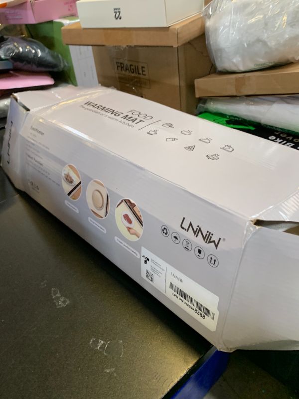 Photo 1 of Extra Large Food Warming Mat with Heat-Resistant Pad, 36X15 Inch, 6 Temperature & 6 Timer Settings, Child Lock Safety, Fits More Dishes for Family Dinners and Parties