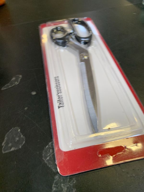Photo 1 of 10-Inch All-Purpose Sharp Fabric Scissors - Heavy-Duty Stainless Steel Professional Shears for Cutting Clothes, Leather - Ideal for Tailor, Home, Office Use.