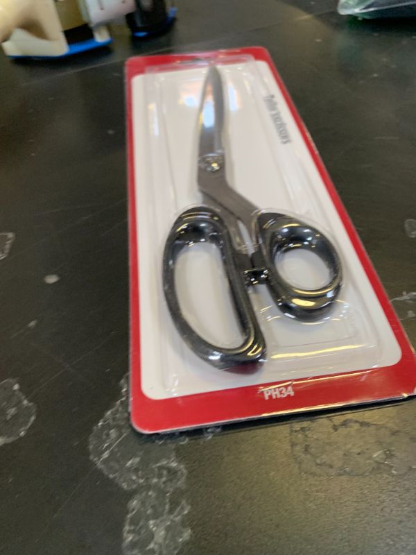 Photo 1 of 10-Inch All-Purpose Sharp Fabric Scissors - Heavy-Duty Stainless Steel Professional Shears for Cutting Clothes, Leather - Ideal for Tailor, Home, Office Use.