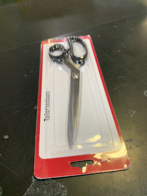 Photo 1 of 10-Inch All-Purpose Sharp Fabric Scissors - Heavy-Duty Stainless Steel Professional Shears for Cutting Clothes, Leather - Ideal for Tailor, Home, Office Use.