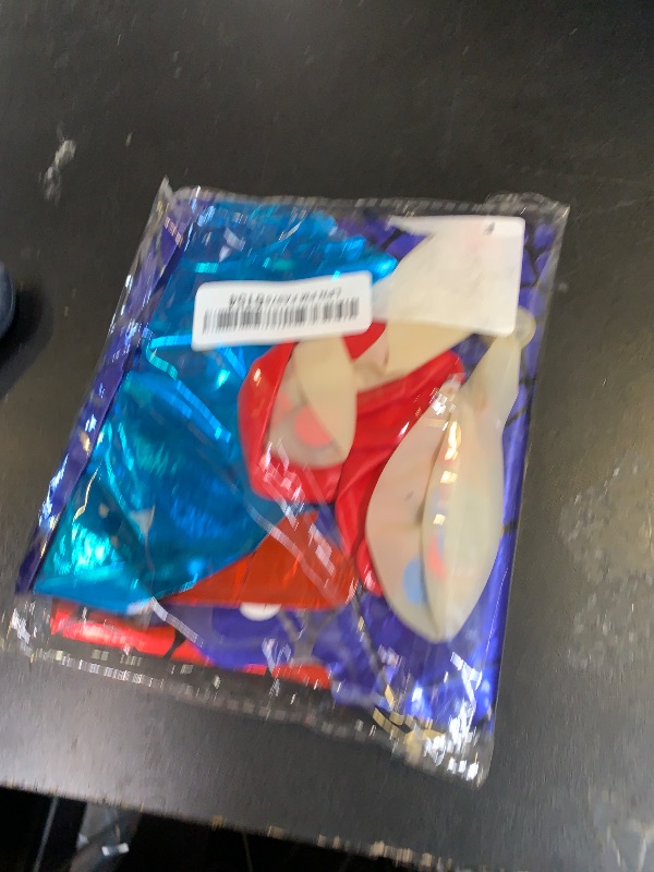 Photo 1 of 10Pcs 40 Inch Spider Theme Number 2 Foil Balloons Birthday Decoration Cartoon Hero Red and Blue Spider Web Design for Kids Large Mylar 2nd Number Balloon Cartoon Party Birthday Supplies