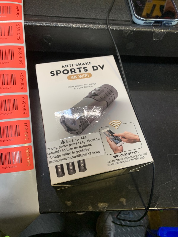 Photo 1 of ABLEBRO 4K Shotgun Camera, Hunting With Red Cross WiFi & APP Function Gun Sport Helmet Camera