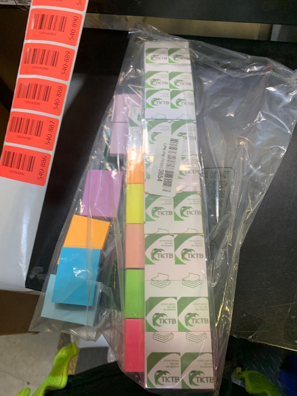 Photo 1 of (54 Pads) Mini Sticky Notes 1.5x2 in, 9 Colors Bright Strong Adhesive Post, Suitable for School, Home, Office, Clean Removal