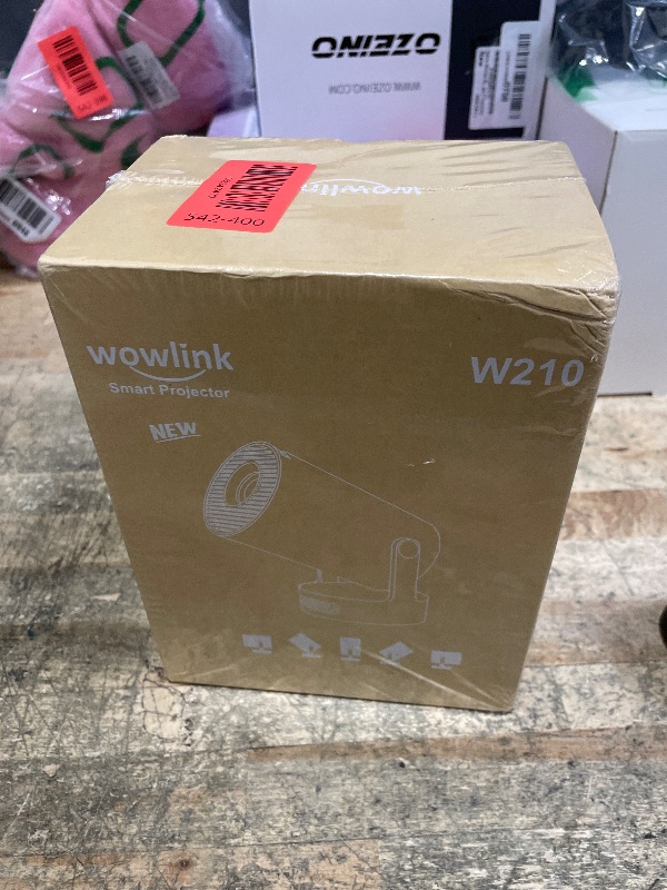 Photo 1 of [Built-in Apps & 2026 Upgraded] Mini Projector with WiFi 6 and Bluetooth 5.4 Support 4K 1080P Auto Keystone 180° Rotatable Projector Portable Compatibile with HDMI/TV Stick/Memory Stick/Laptop, White