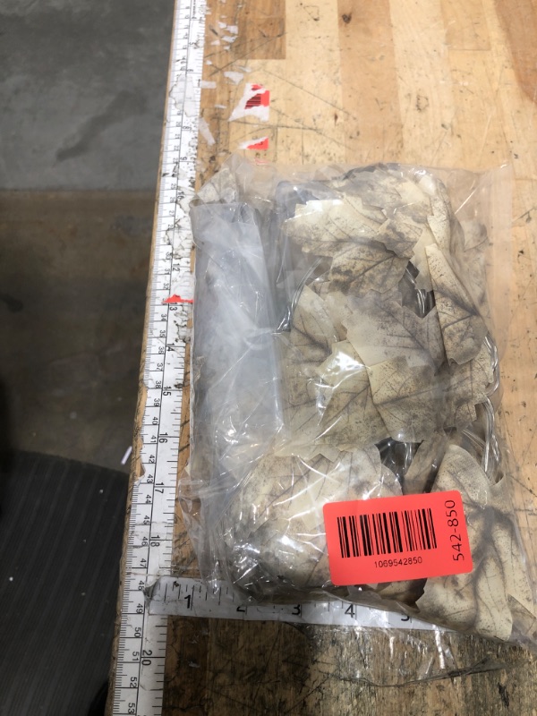 Photo 1 of 3 Pack Thanksgiving Decorations - Thanksgiving Garland with Lights Fall Decorations for Home, Total 20Ft 60LED Thick Lighted Maples Leafed Fall Garland Autumn Wedding Harvest Fireplace Party Christmas