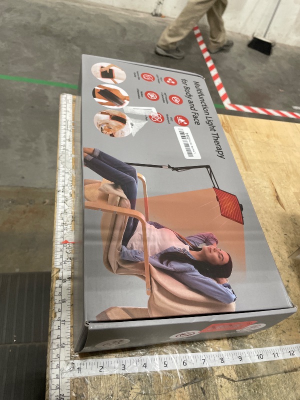 Photo 1 of **FACTORY SEALED** RubraVive Red Light Therapy for Body, 512 4-in-1 LEDs, 450NM 590NM 660NM 850NM Infrared Light Therapy, 4 Modes Red Light Panel for Face, Red Light Lamp at Home for Muscle, Detachable, Time Setting