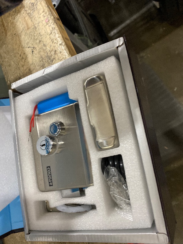 Photo 1 of [Upgrade Version] AMOCAM Electric Electronic Door Lock 6pcs Computerized Doted Keys DC 12V Stainless Steel E-lock Support Wooden Glass Metal Door for Video Door Phone Doorbell Intercom Access Control