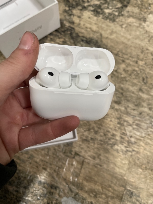 Photo 1 of ** FOR PARTS ONLY **
Apple AirPods Pro 3 Wireless Earbuds, Active Noise Cancellation, Live Translation, Heart Rate Sensing, Hearing Aid Feature, Bluetooth Headphones, Spatial Audio, High-Fidelity Sound, USB-C Charging