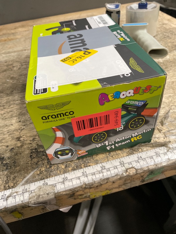 Photo 1 of AEROQUEST Aston Martin Aramco F1 Remote Control Race Car Toys for Ages 2-4 Formula 1 Collectible for Toddlers Fans Boys and Girls Gift Idea for Birthdays