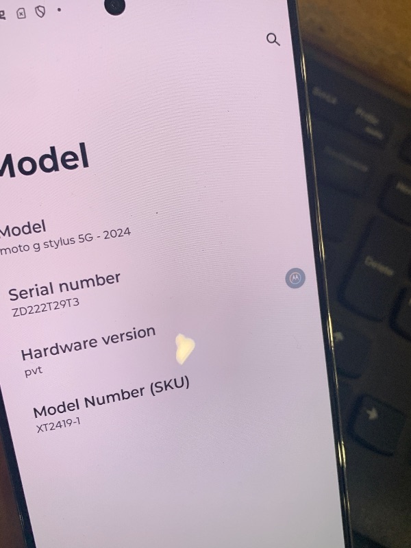 Photo 1 of **NOT POWERING ON, UNABLE TO TEST AND UNKNOWN SN**Motorola Moto G Stylus 5G | 2024 | Unlocked | Made for US 8/256GB | 50MP Camera | Caramel Latte