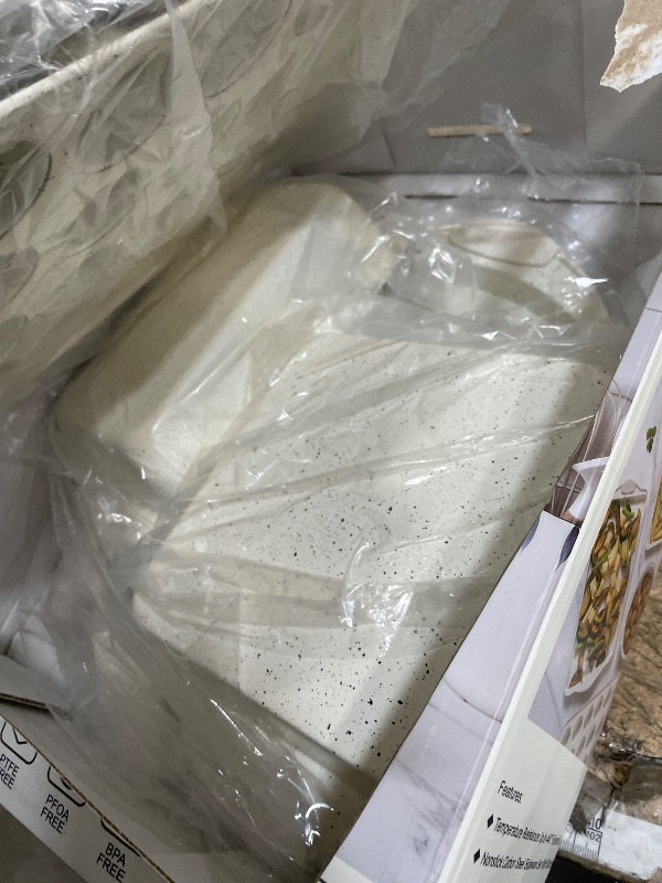 Photo 1 of **ONLY 6 PIECES**Country Kitchen Nonstick Stackable Bakeware Set - Heavy Duty, Durable, Easy Release Baking Set, Cream, 10 Pcs