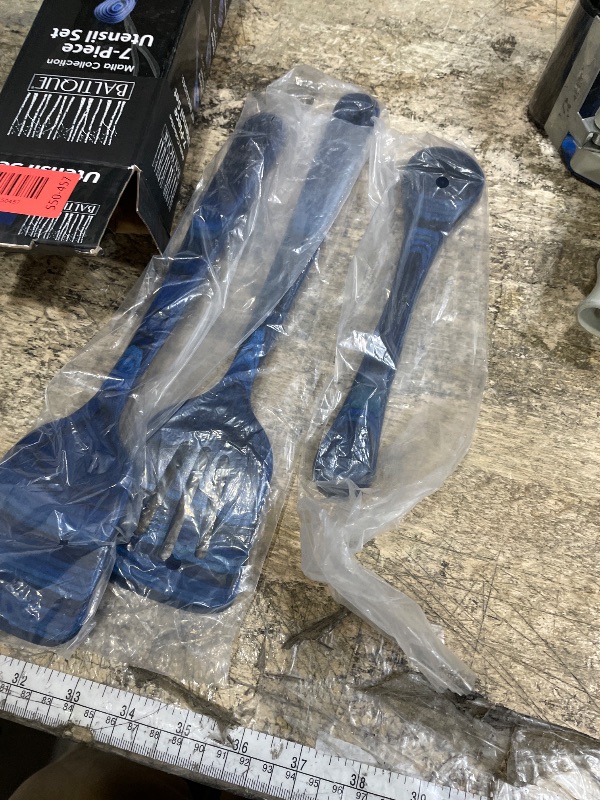 Photo 1 of **ONLY THREE PIECES**Totally Bamboo Baltique Malta Collection 7 Piece Cooking Utensil Set, Safe for Nonstick