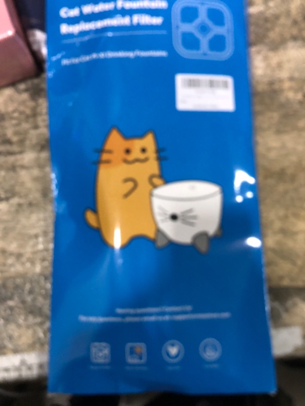 Photo 1 of 16-Pack Cat Water Fountain Filter Compatible With Catit Pixi Water Fountain Filter Replacement Triple Action Water Filter, 4 Pump Tubes 1 Hard Brush