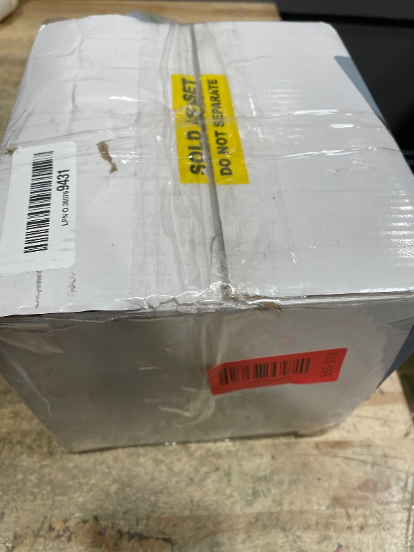 Photo 1 of **************FOR PARTS ONLY- MISSING PARTS**************
BESTTEN 2 Pack Keyed Same Exterior Door Knobs and Single Cylinder Deadbolts Combo Set, Keyed Alike Entry Door Knobs with Locks and Keys for Entrance and Front Door, Satin Nickel