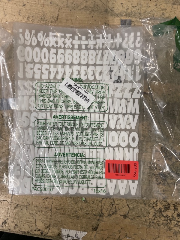 Photo 1 of 3 Sheets 1 Inch White Iron On Heat Transfer Letters and Numbers 504 Piece Alphabets Numbers Fabric Washable Iron on Letter Patches for Sports Jersey T-Shirts Slogan Printing DIY Crafts Decoration