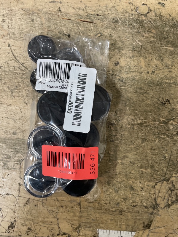 Photo 1 of 10 Pieces Small Travel Containers, 3/5/10/15/20 Gram Size for Creams, Sample With Screw Lids, 12Pcs Labels/2Pcs Mini Spatulas, Plastic Makeup (Black)