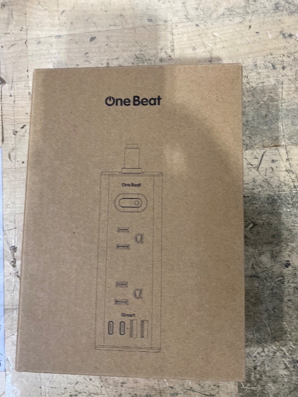 Photo 1 of 10 Ft Power Strip Surge Protector - One Beat 10ft Extension Cord with 6 Widely Outlets 4 USB Ports (2 USB C), Wall Mount Outlet Extender, Flat Plug Power Strip for Travel Home Office College Dorm Room