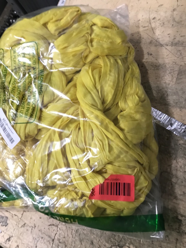 Photo 1 of 10 Pack Light Yellow Cheesecloth Table Runner 17x108 Inch Semi Sheer Boho Gauze Cheese Cloth Table Runners, for Wedding Bridal Shower Birthday Party Home Decor Garden Farmhouse