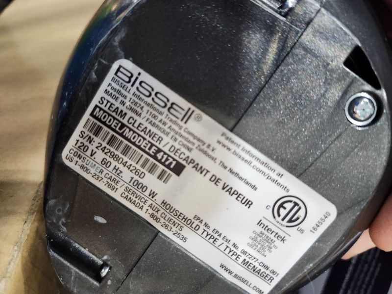 Photo 1 of *********MISSING MOST ACCESSORIES*************
BISSELL Steam Shot Omni Pressurized Handheld Multi-Surface Natural Portable Steam Cleaner with 7 tools for tile, grout, windows, bathrooms, kitchen, auto