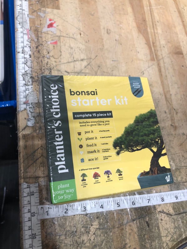 Photo 1 of **FACTORY SEALED** Bonsai Starter Kit - Gardening Easter Gift for Women & Men - Bonsai Tree Growing Garden Crafts Hobby Kits for Adults, Unique DIY Hobbies for Plant Lovers - Unusual Christmas Gifts Ideas