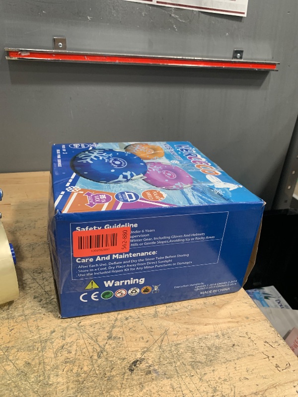 Photo 1 of 1/3 Packs Snow Tube Inflatable Sleds for Kids Snow Tubes for Sledding Heavy Duty 36'' Snow Sleds for Kids and Adult with Handles Outdoor Snow Toys Set for Boys Girl 3PCs-Mix