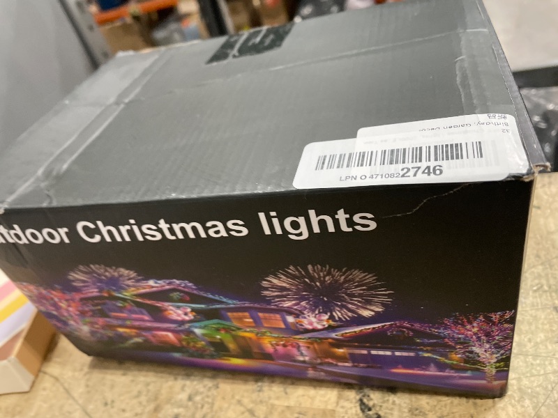 Photo 1 of 1000 LED String Lights Outdoor, 328FT Multicolor Christmas Lights for Outside with Remote, Timer Memory Function, 8 Modes Waterproof Fairy Lights Plug in, for Xmas Tree Bedroom Patio Party