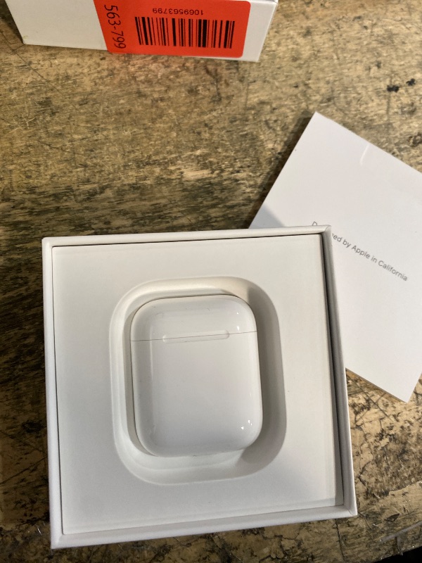 Photo 1 of ***PARTS ONLY*** ***NONFUNCTIONAL*** Apple AirPods Wireless Ear Buds, Bluetooth Headphones with Lightning Charging Case Included, Over 24 Hours of Battery Life, Effortless Setup for iPhone