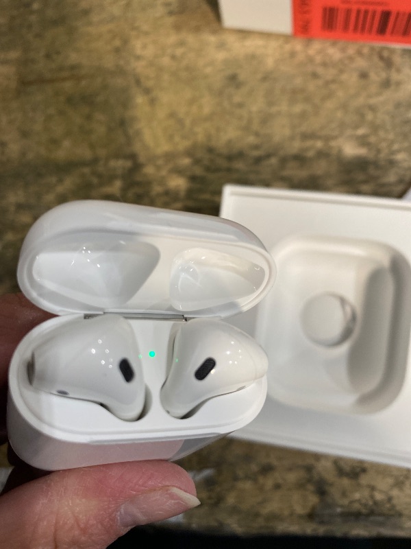 Photo 1 of ***PARTS ONLY*** ***NONFUNCTIONAL*** Apple AirPods Wireless Ear Buds, Bluetooth Headphones with Lightning Charging Case Included, Over 24 Hours of Battery Life, Effortless Setup for iPhone