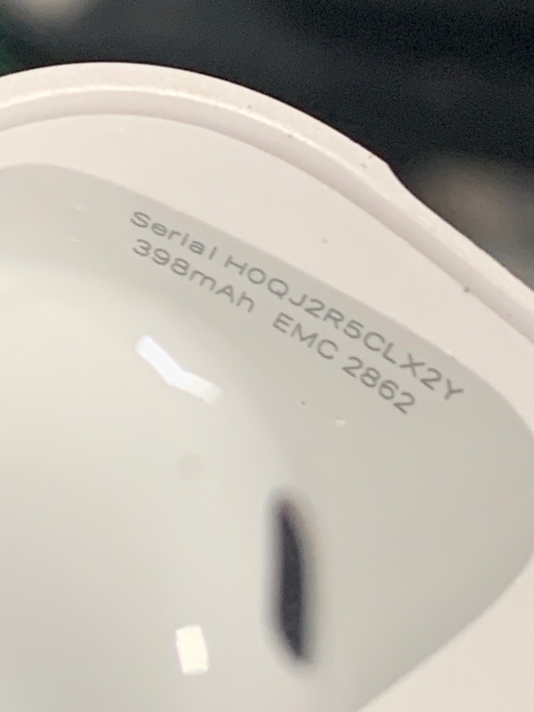 Photo 1 of ***PARTS ONLY*** ***NONFUNCTIONAL*** Apple AirPods Wireless Ear Buds, Bluetooth Headphones with Lightning Charging Case Included, Over 24 Hours of Battery Life, Effortless Setup for iPhone