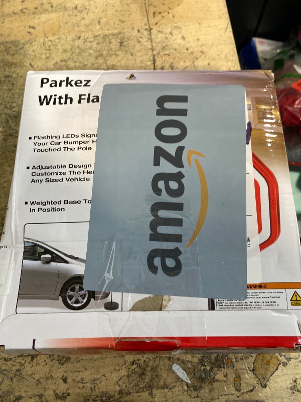 Photo 1 of **SIGN ONLY** PARKEZ Flashing LED Light Parking Stop Sign For Garage