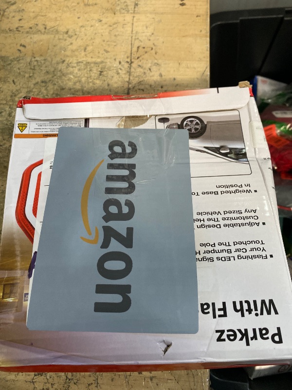 Photo 1 of **SIGN ONLY** PARKEZ Flashing LED Light Parking Stop Sign For Garage