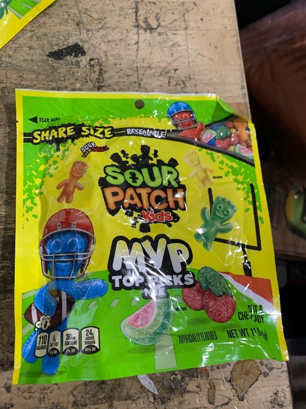 Photo 1 of *******exp aug 26, 2026*******SOUR PATCH KIDS MVP Top Picks Mix Soft & Chewy Candy, Share Size, 11 oz